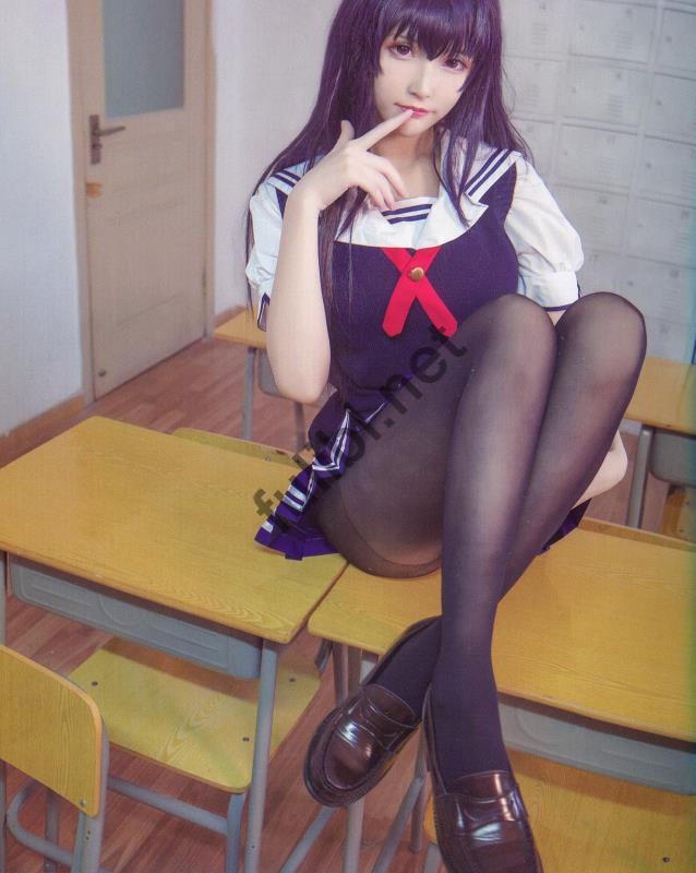高质量coser@在下萝莉控 - 霞之丘诗羽[50P/84M]