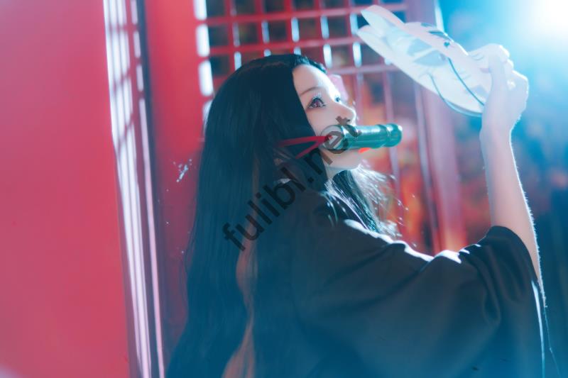 高颜值coser@桜桃喵 - 灶门祢豆子[21P/528M]