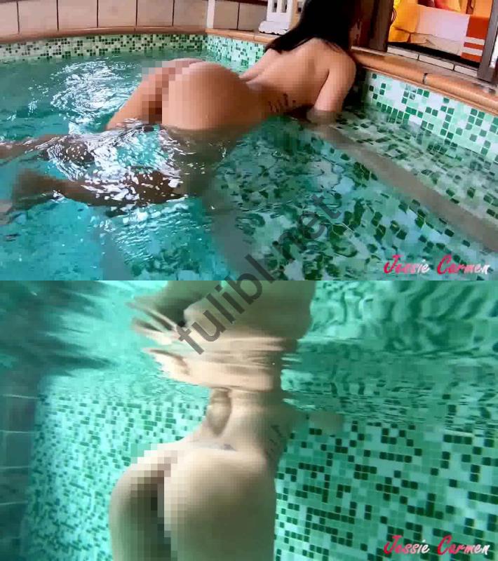 巨乳留学生网红@雪格格 - 泳池大战[1V/757M]