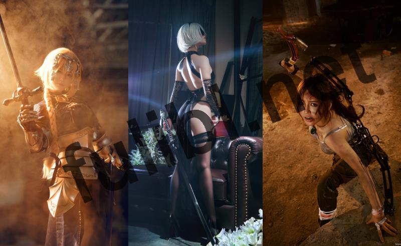 高质量coser@半半子 写真作品46套原版合集[2418P+16V/8.79G]