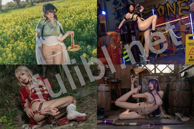 B站up福利姬@黏黏团子兔(咬人小小兔)24年5月订阅5套原版合集[345P+5V/6.95G]
